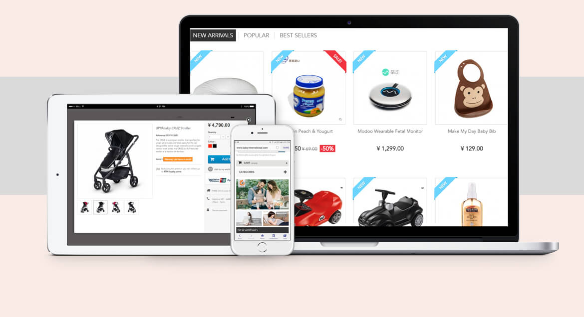 Baby International Blu